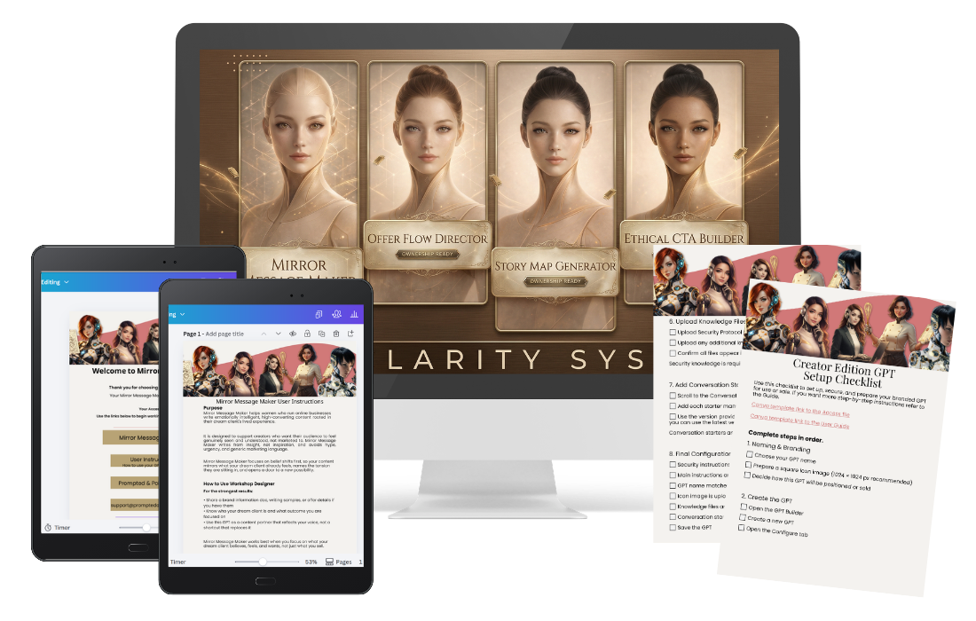 The Clarity System MOCKUP